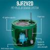 imageLittle Giant 10SP2V2D Pit Plus SR Sewage Basin System with 115Volt 12 HP 7200 GPH 10SCCIM Sewage Pump ECM switch and 20Ft Cord GreenBlueBlack 51168524x24  9SCCIM  Float  No Alarm  2 Vent
