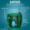 imageLittle Giant 10SP2V2D Pit Plus SR Sewage Basin System with 115Volt 12 HP 7200 GPH 10SCCIM Sewage Pump ECM switch and 20Ft Cord GreenBlueBlack 51168524x24  9SCCIM  ECM Switch  No Alarm  2 Vent