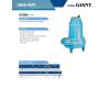 imageLittle Giant 14SCIM 115 Volt 12 HP 6000 GPH Manual Submersible Sewage Ejector Pump 20Foot Power Cord 3Inch Discharge Blue 514420