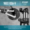 imageLittle Giant 16ECSSAV 115 Volt 1 HP 4800 GPM Sump or Light Effluent Pump with Piggyback Vertical Switch 10Ft Cord Black 14942785