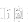imageLittle Giant 1MA 115 Volt 170 GPH Direct Drive Small Submersible Aluminum Water Transfer or Circulation Pump for Industrial Commercial or Home use with 6Ft Cord Blue 521203