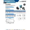 imageLittle Giant 1MA 115 Volt 170 GPH Direct Drive Small Submersible Aluminum Water Transfer or Circulation Pump for Industrial Commercial or Home use with 6Ft Cord Blue 521203