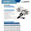 imageLittle Giant 555203 300 GPH 12V Stainless Steel NonSubmersible Utility Pump 365S White115V SS