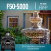 imageLittle Giant 566724 1295GPH Wet Rotor Pump with 20Ft Cord for ponds up to 1200 Gallons Black F1012005000 GPH