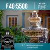 imageLittle Giant 566724 1295GPH Wet Rotor Pump with 20Ft Cord for ponds up to 1200 Gallons Black F1012005500 GPH
