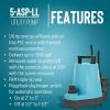 imageLittle Giant 5ASPLL 115Volt 16 HP 1500 GPH Automatic Aluminum Utility Pump with LowLevel Piggyback Diaphragm Switch 18Ft Cord Blue 505717Low Level Automatic  115V  18 Cord