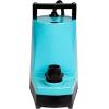 imageLittle Giant 5ASPLL 115Volt 16 HP 1500 GPH Automatic Aluminum Utility Pump with LowLevel Piggyback Diaphragm Switch 18Ft Cord Blue 505717Manual  1200 GPH  25ft cord