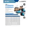 imageLittle Giant 6CIA 115 Volt 13 HP 2760 GPH Cast Iron Submersible Sump Pump with Extended Leg Kit and Integral Diaphragm Switch for Sump Systems 25Ft Cord Blue 506164