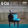 imageLittle Giant 6CIA 115 Volt 13 HP 2760 GPH Cast Iron Submersible Sump Pump with Extended Leg Kit and Integral Diaphragm Switch for Sump Systems 25Ft Cord Blue 506164