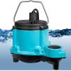 imageLittle Giant 6CIMR 115Volt 13 HP 2750 GPH Manual No Switch Submersible Sump Pump for Sump Systems and General Dewatering 25Ft Cord Blue 506274Pump  Hose Kit