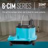 imageLittle Giant 6CIMR 115Volt 13 HP 2750 GPH Manual No Switch Submersible Sump Pump for Sump Systems and General Dewatering 25Ft Cord Blue 506274Pump