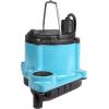 imageLittle Giant 6CIMR 115Volt 13 HP 2750 GPH Manual No Switch Submersible Sump Pump for Sump Systems and General Dewatering 25Ft Cord Blue 506274Pump
