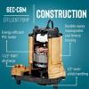 imageLittle Giant 6ECCBM 115 Volt 13 HP 3180 GPH Manual No Switch Epoxy Impregnated Cast Bronze SumpEffluent Pump for SaltyBriny Water Conditions 20Ft Cord Bronze 506812