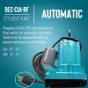 imageLittle Giant 9ECCIASFS 115 Volt 410 HP 4200 GPH Automatic Cast Iron SumpEffluent Pump with Integral Snap Action Switch and 30Ft Cord Blue 509804Automatic Tethered  208230V  20