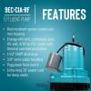 imageLittle Giant 9ECCIASFS 115 Volt 410 HP 4200 GPH Automatic Cast Iron SumpEffluent Pump with Integral Snap Action Switch and 30Ft Cord Blue 509804Automatic Tethered  115V  30 cord