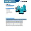imageLittle Giant 9ECCIASFS 115 Volt 410 HP 4200 GPH Automatic Cast Iron SumpEffluent Pump with Integral Snap Action Switch and 30Ft Cord Blue 509804Manual  115V  20 cord