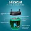 imageLittle Giant 9SF2V2D Pit Plus SR Sewage Basin System with 115Volt 410 HP 6000 GPH 9SCCIM Sewage Pump and 20Ft Cord GreenBlueBlack 50966124x24  9SCCIM  Float  Indoor Alarm  2 Vent