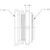 imageLittle Giant ADBH2 Bulkhead Fitting Suitable for Ponds 2Inch FNPT Black 566257