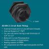 imageLittle Giant ADBH2 Bulkhead Fitting Suitable for Ponds 2Inch FNPT Black 566257