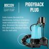 imageLittle Giant BSC33T 13 HP 115 Volt 3000 GPH Automatic Submersible Cast Iron SumpEffluent Pump with Piggyback Tethered Float Switch and 10Ft Cord Blue 506255506254