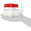 imageLittle Giant BV112S 15Inch Slip x 15Inch Slip PVC Ball Valve for Ponds and Fountains White 566250