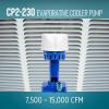 imageLittle Giant CP2230 150 HP 230 Volt 502 GPH Evaporative Cooler Pump with 6ft Cord and 3Prong Plug Blue 541015