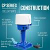 imageLittle Giant CP2230 150 HP 230 Volt 502 GPH Evaporative Cooler Pump with 6ft Cord and 3Prong Plug Blue 541015