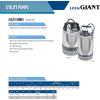 imageLittle Giant FLS400 115Volt 3600 GPH 12 HP HeavyDuty Manual Stainless Steel Submersible Utility Pump with 20Ft Cord Steel 6202401 HP  4800 GPH