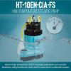 imageLittle Giant HT10ENCIM 115 Volt 12 HP 4500 GPH Cast Iron Manual Submersible High Temperature EffluentBoiler BlowDown Pump with 15Ft Cord Blue 511610With Float Switch
