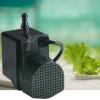 imageLittle Giant PE2HPW 115 Volt 140 HP 300 GPH Epoxy Encapsulated Direct Drive Submersible Pump with 6Ft Cord and Flow Control Valve Black 566609Includes Barbed Adjustable Flow Control Valve