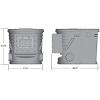 imageLittle Giant SK10 10000 Gallon Per Hour Pond Skimmer Black 1494017210000 GPH