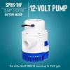 imageLittle Giant SPBS10HF 10 Amp 2520 GPH Sump Pump Battery Back Up System with Controller Backup Pump Switch Fittings Black 5064061 Amp