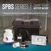 imageLittle Giant SPBS10HF 10 Amp 2520 GPH Sump Pump Battery Back Up System with Controller Backup Pump Switch Fittings Black 50640610 Amp