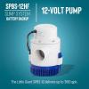 imageLittle Giant SPBS10HF 10 Amp 2520 GPH Sump Pump Battery Back Up System with Controller Backup Pump Switch Fittings Black 50640612 Amp
