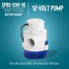 imageLittle Giant SPBS10HF 10 Amp 2520 GPH Sump Pump Battery Back Up System with Controller Backup Pump Switch Fittings Black 50640612 Amp with Primary Pump