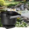 imageLittle Giant WF10 Biological Waterfall Filter for Garden and Koi Ponds Up to 10000 Gallons Black 57101110000 Gallon