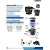 imageLittle Giant WF10 Biological Waterfall Filter for Garden and Koi Ponds Up to 10000 Gallons Black 57101110000 Gallon