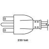 imageLittle Giant WS50HM1220 208230 Volt 12 HP 6900 GPH Manual Submersible Effluent Pump with 20Ft Cord and 230V Plug Blue 620220