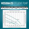 imageLittle Giant WS50HM20 115Volt 12 HP 6900 GPH Manual Submersible Effluent Pump with 20 Cord Blue 620218