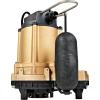 imageLittle Giant 6ECCBASFS 115 Volt 13 HP 3180 GPH Automatic Epoxy Impregnated Cast Bronze SumpEffluent Pump for SaltyBriny Water with Integral SnapAction Switch 20Ft Cord Bronze 506811