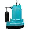 imageLittle Giant 9ECCIASFS 115 Volt 410 HP 4200 GPH Automatic Cast Iron SumpEffluent Pump with Integral Snap Action Switch and 30Ft Cord Blue 509804Automatic SnapAction  115V  30 cord