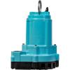 imageLittle Giant 9ECCIASFS 115 Volt 410 HP 4200 GPH Automatic Cast Iron SumpEffluent Pump with Integral Snap Action Switch and 30Ft Cord Blue 509804Manual  115V  10 cord