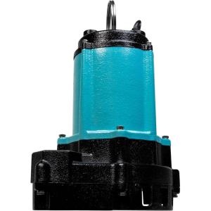 imageLittle Giant 10ECHCIARF 115Volt 12 HP 3600 GPH Automatic Submersible Cast Iron High Head Effluent Pump with Piggyback Float Switch and 30Ft Cord Blue 511622Manual  20 Cord