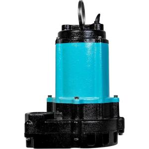 imageLittle Giant 10ECHCIARF 115Volt 12 HP 3600 GPH Automatic Submersible Cast Iron High Head Effluent Pump with Piggyback Float Switch and 30Ft Cord Blue 511622Manual  30 Cord