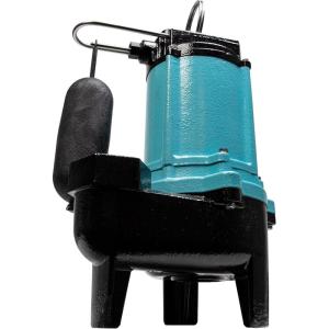 imageLittle Giant 10SCCIM 208230Volt 7200 GPH 12 HP Manual Cast Iron SewageEffluent Pump No Switch with 2inch FNPT Discharge and 20Ft Cord Blue 511438115V  2  20 Cord  SnapAction Switch