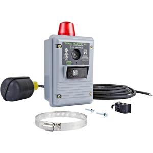 imageLittle Giant 303HWXT 115 Volt IndoorOutdoor High Water Alarm with 15Ft Mechanical Float Switch Grey 513273