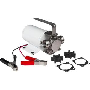 imageLittle Giant 555203 300 GPH 12V Stainless Steel NonSubmersible Utility Pump 365S White115V SS