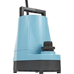 imageLittle Giant 5ASPLL 115Volt 16 HP 1500 GPH Automatic Aluminum Utility Pump with LowLevel Piggyback Diaphragm Switch 18Ft Cord Blue 50571710Ft Cord  Manual