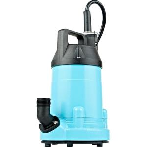 imageLittle Giant 6MSP 115 Volt 13 HP 2130 GPH Manual Aluminum Utility Pump with 10Ft Cord Blue 14942783