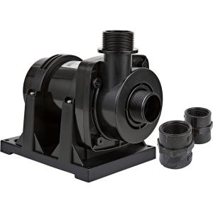 imageLittle Giant FP1 115Volt 1000 GPH Wet Rotor Submersible or Inline PondFountain Pump with 26Ft Cord Black 5661321000 GPH